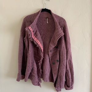 Free People Purple/Pink Sweater